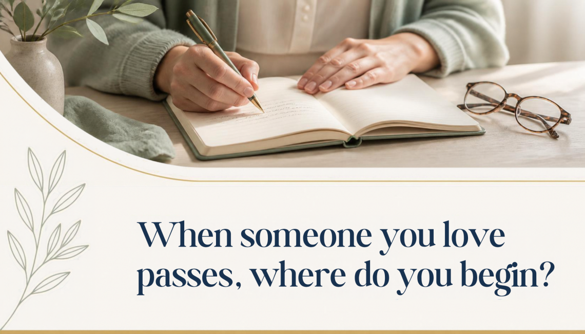 Checklist for what to do when a loved one dies